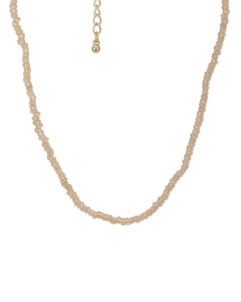 Carlton London Set Of 3 Rose Gold Plated Handcrafted Necklace : FJN3869