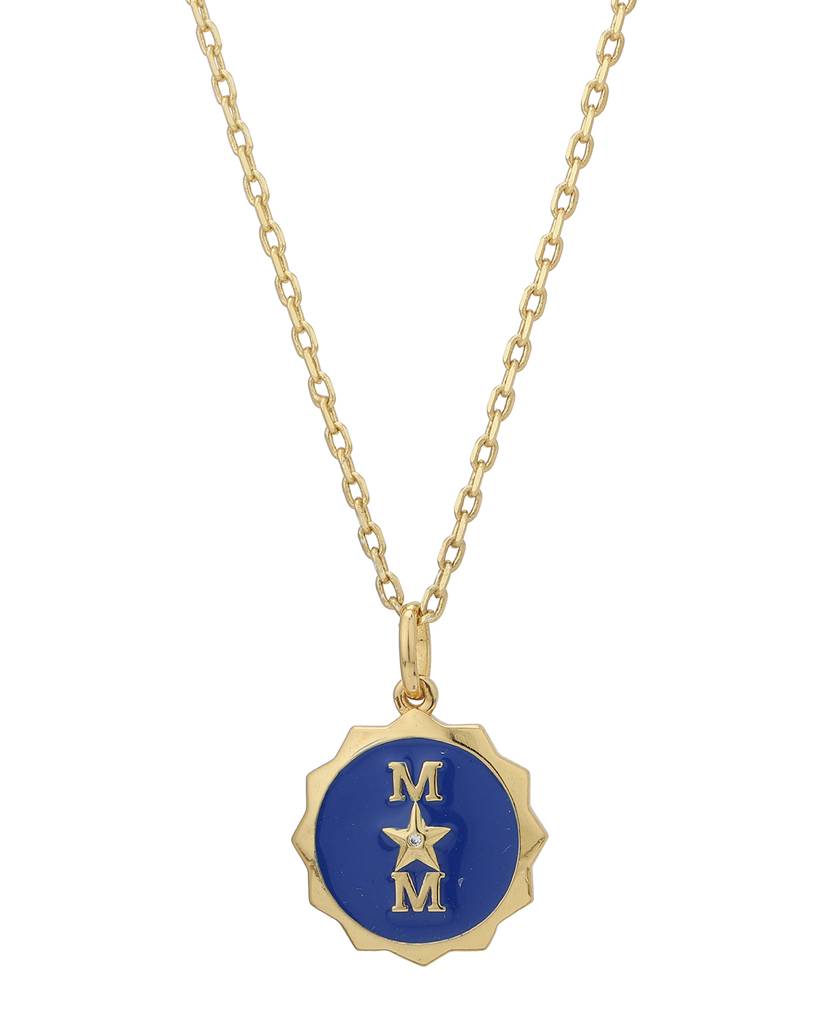 Carlton London Cubic Zirconia Gold-Plated Pendant With Chain : FJN3964