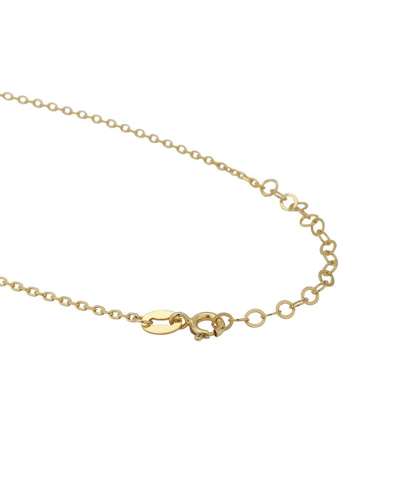 Carlton London Cubic Zirconia Gold-Plated Pendant With Chain : FJN3964