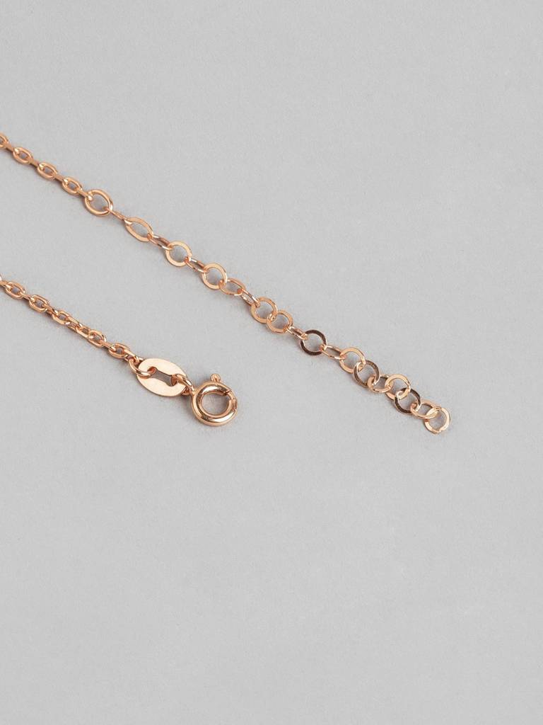 Brass Rose Gold-Plated Necklace : FJN4025