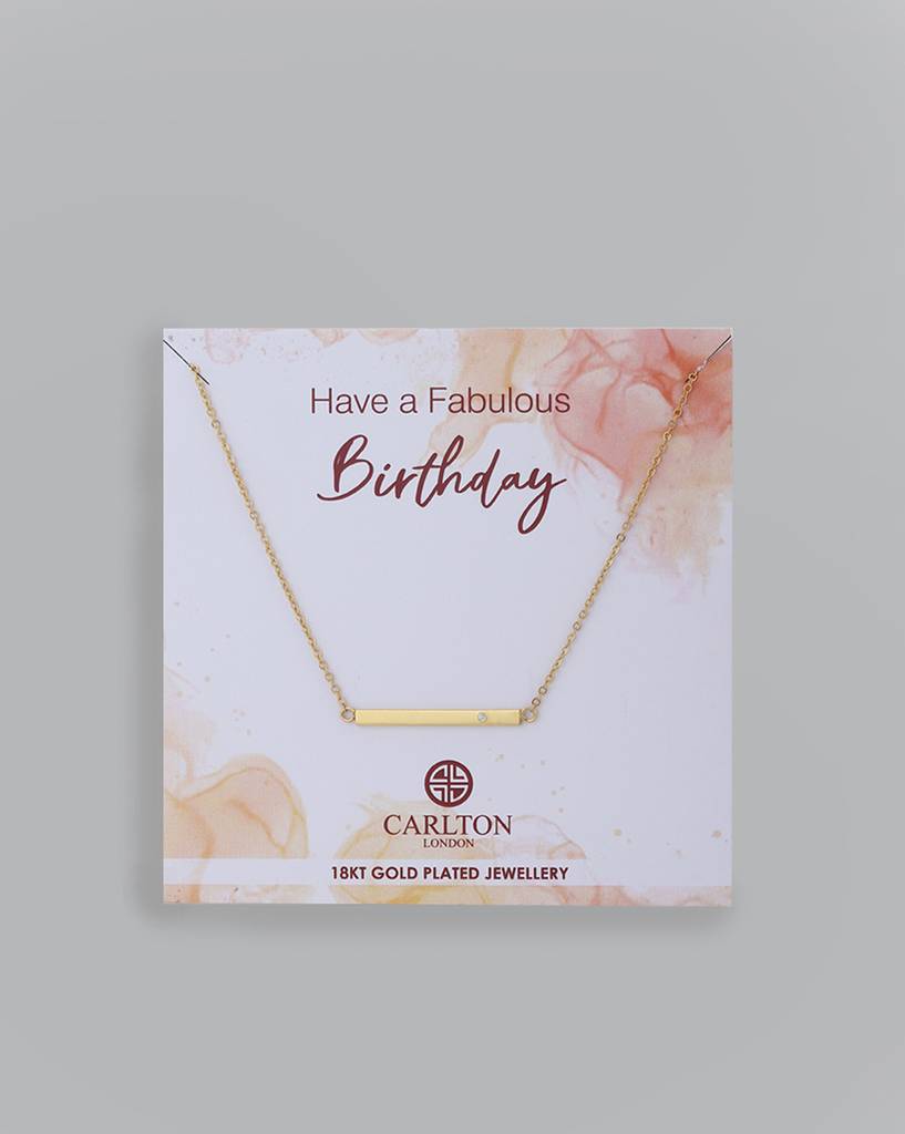 Carlton London 18K Gold-Plated Necklace : FJN4090