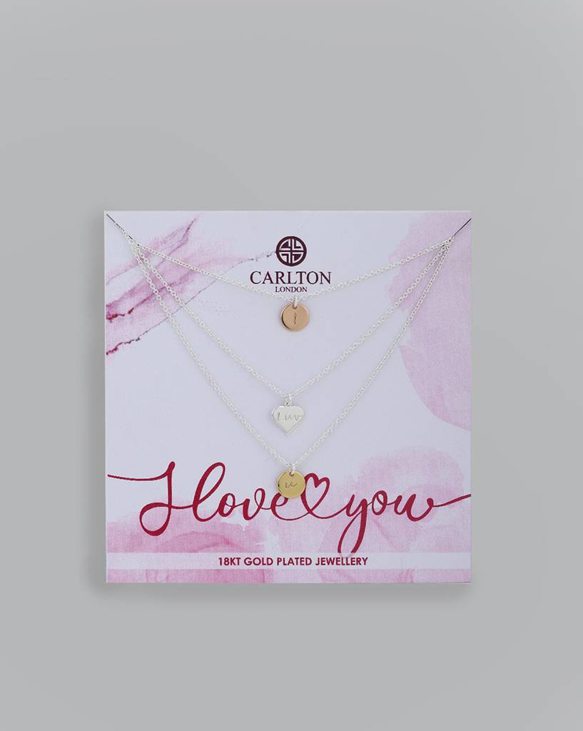 Carlton London Rhodium--Plated Layered Necklace : FJN4098
