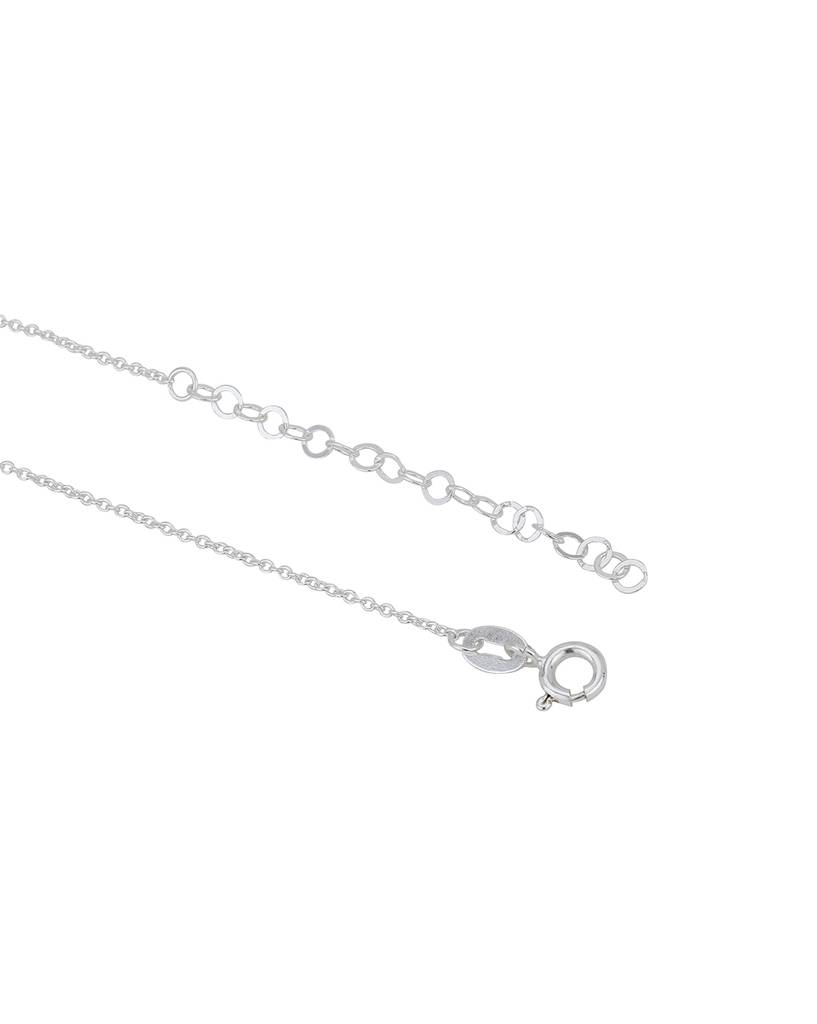 Carlton London Rhodium--Plated Layered Necklace : FJN4098