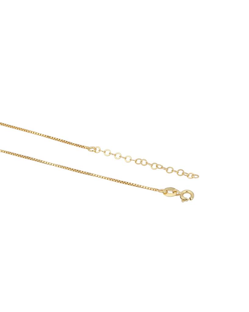 Carlton London 18K Gold-Plated Heart Shaped Cubic Zirconia Pendant With Chain : FJN4101