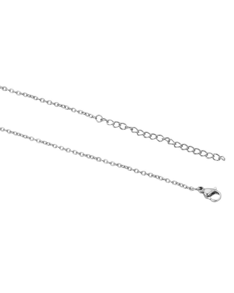 Carlton London Premium Rhodium-Plated Pearl Studded Pendant : FJN4173
