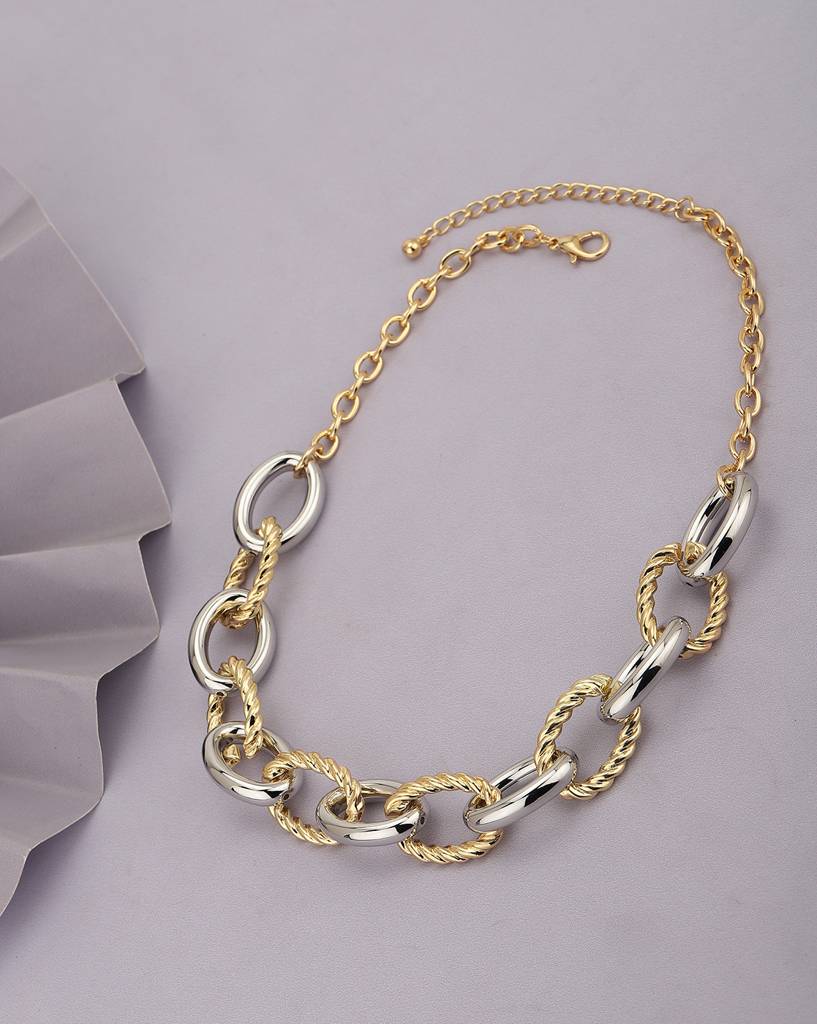 Carlton London Metal Statement Necklace Carlton London Metal