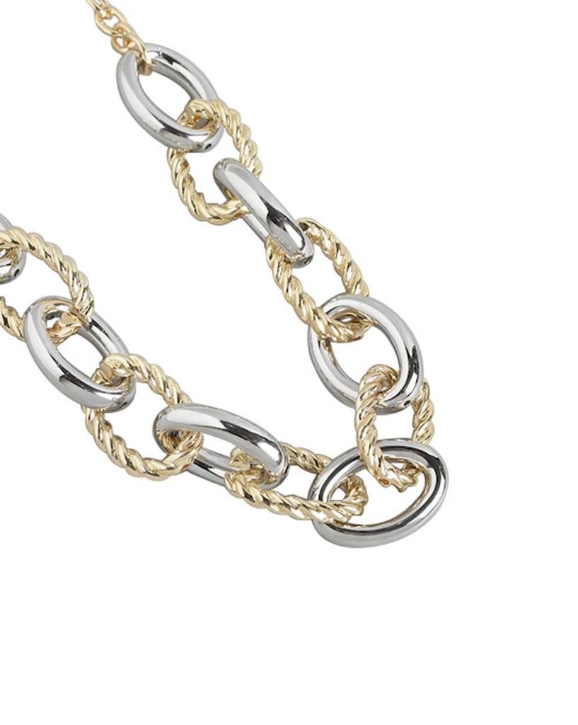 Carlton London Metal Statement Necklace : FJN4698