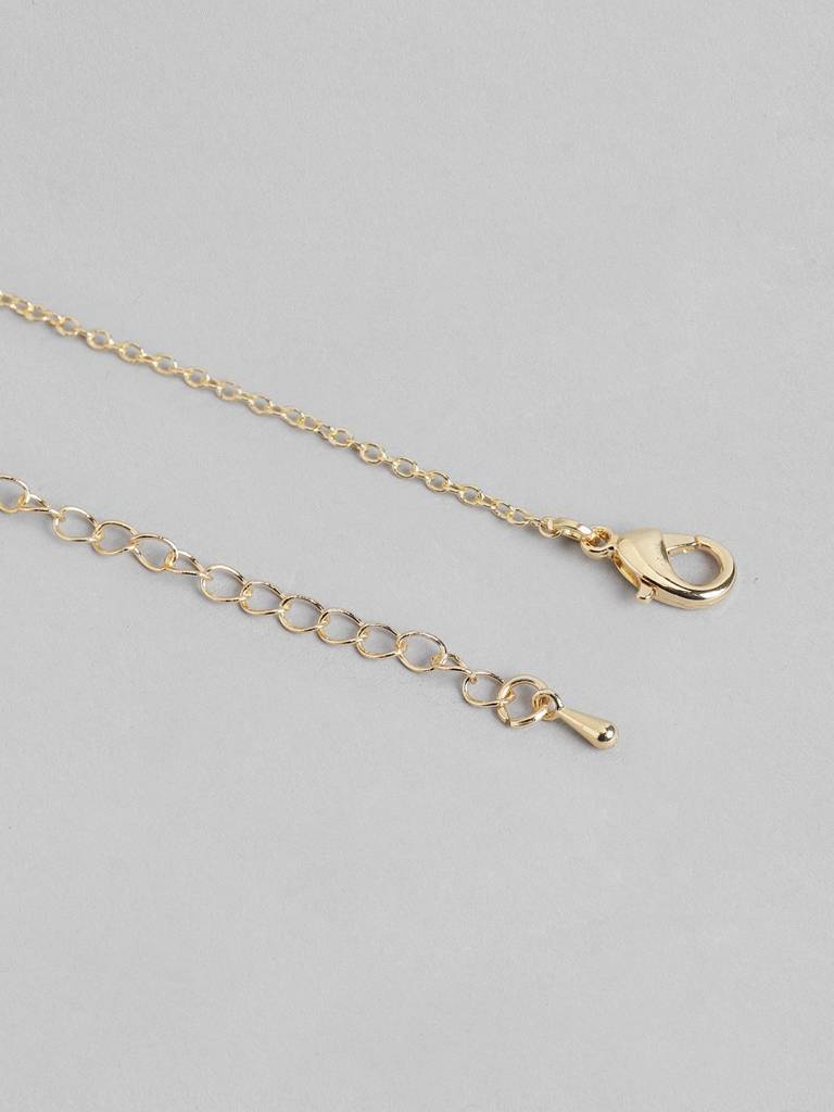 Premium Gold-Plated Pearl Necklace : FJN4776