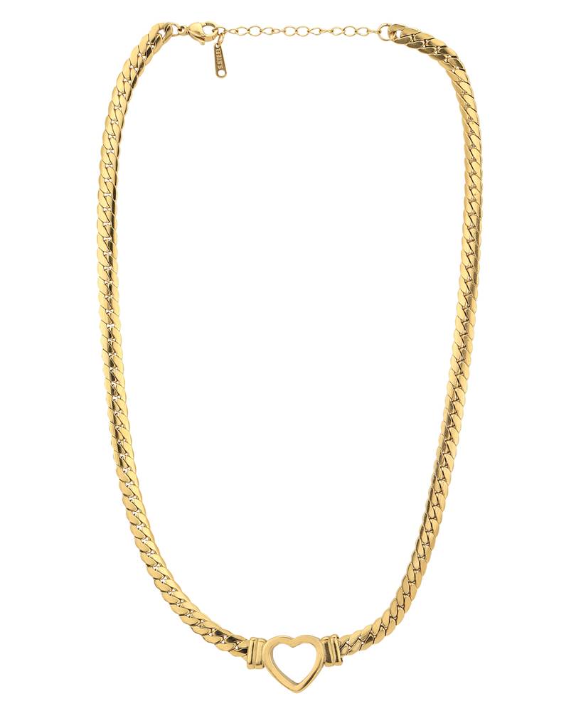 Carlton London Gold--Plated Stainless Steel Necklace : FJN4887