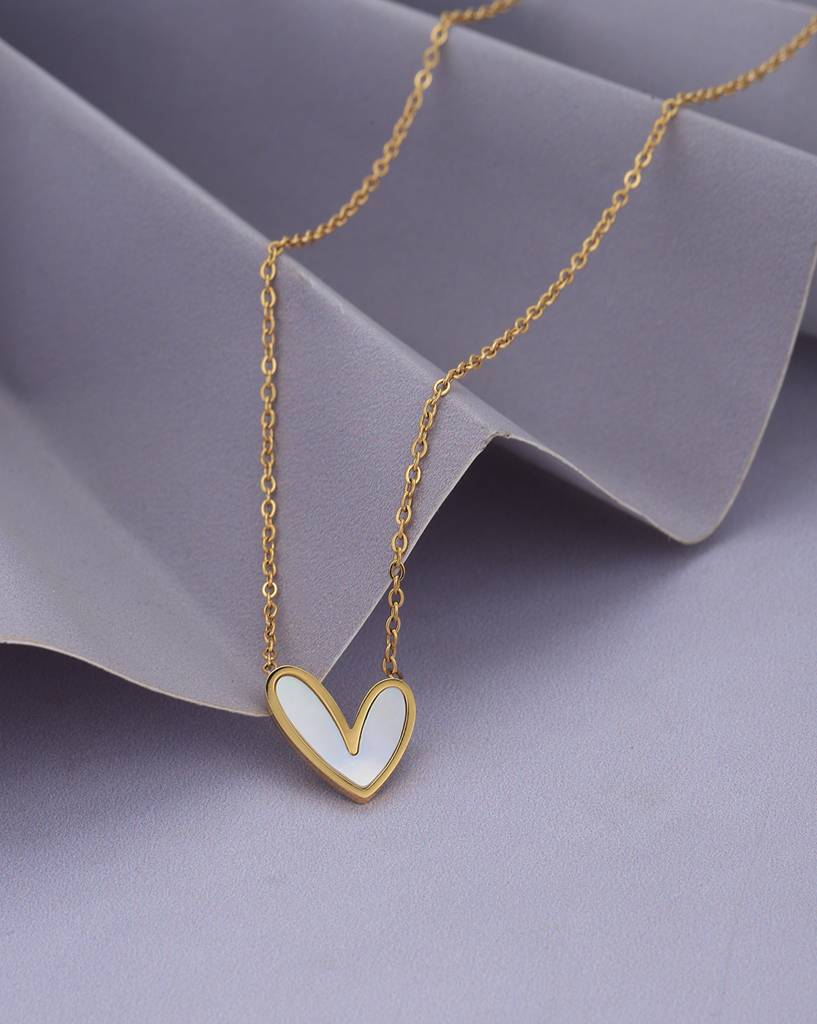 Carlton London, Gold-Plated Stainless Steel Necklace : FJN4891