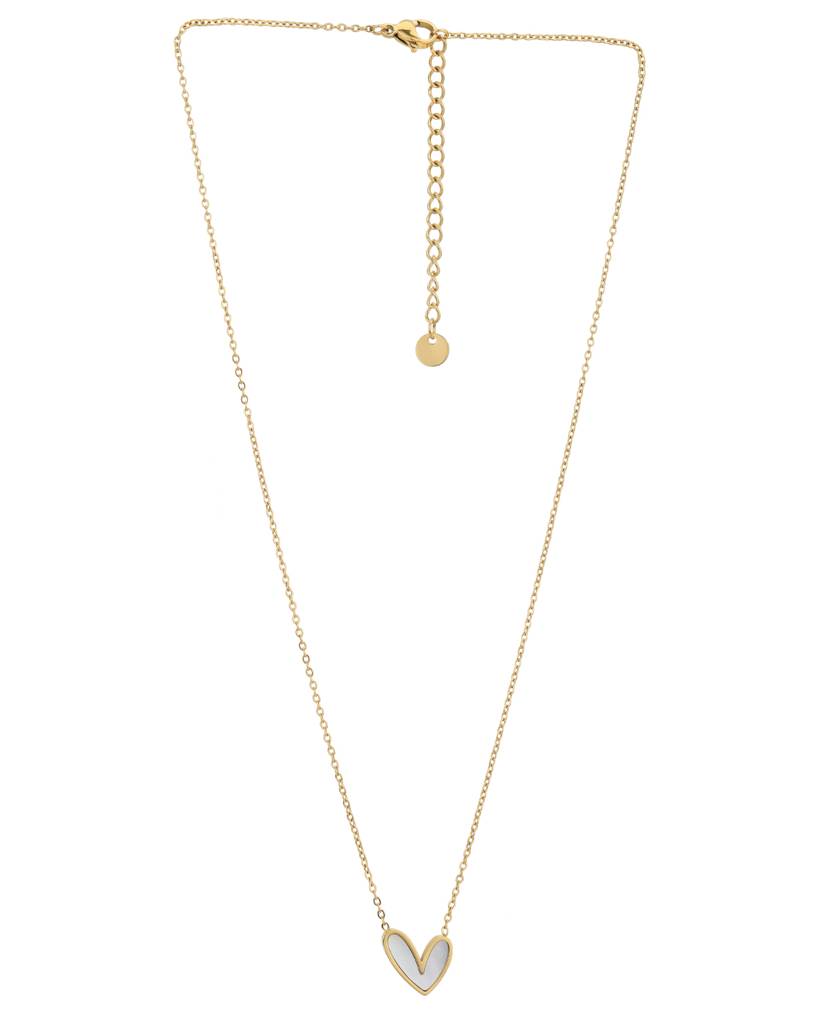 Carlton London, Gold-Plated Stainless Steel Necklace : FJN4891