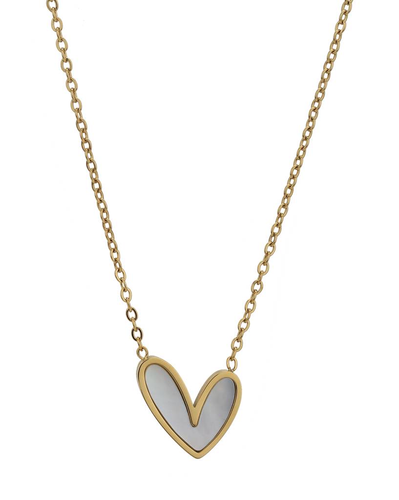 Carlton London, Gold-Plated Stainless Steel Necklace : FJN4891