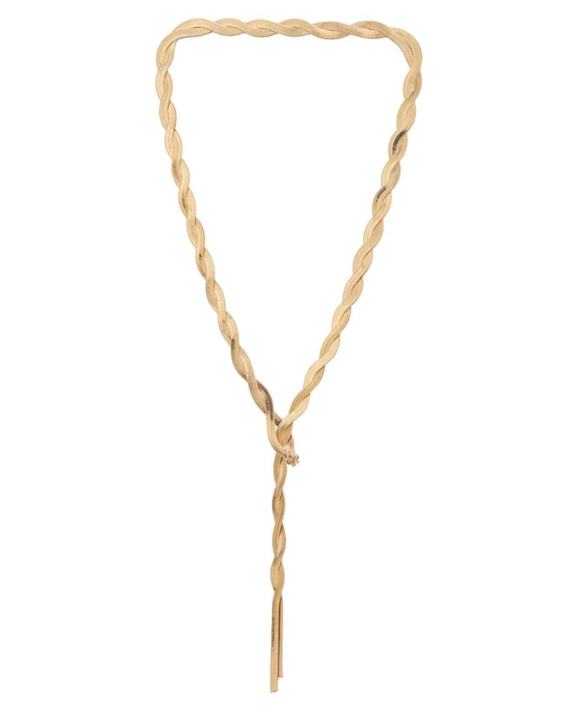 Carlton London- Rose Gold-Plated Necklace : FJN4898