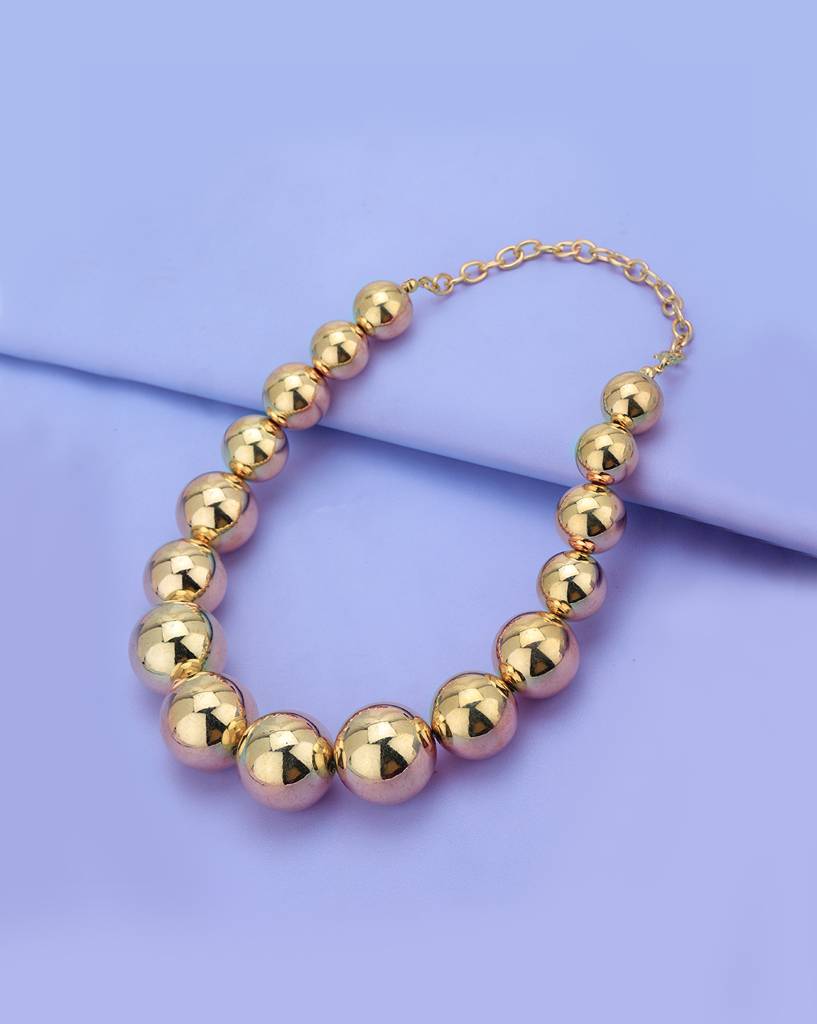 Carlton London- Gold-Plated Necklace : FJN4901