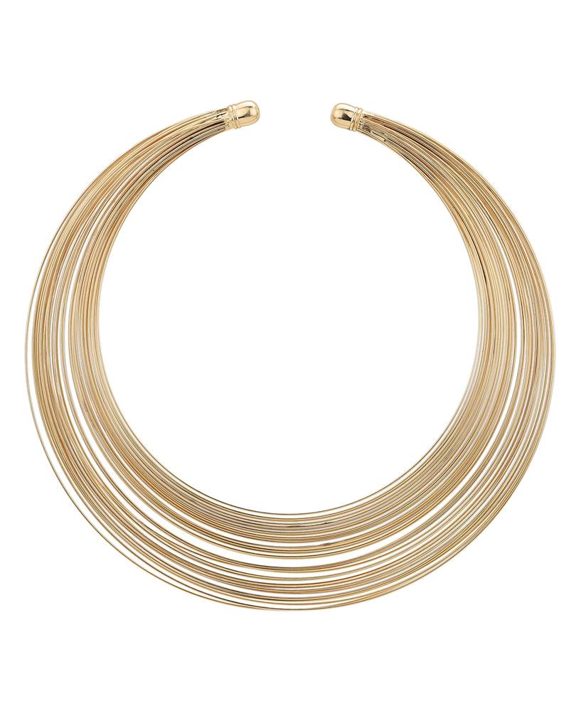 Carlton London Gold-Plated Necklace : FJN4905