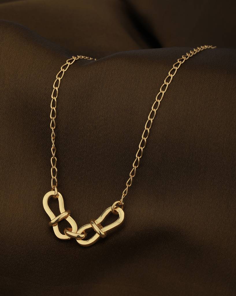 Carlton London 18Kt Gold Plated Necklace : FJN5007