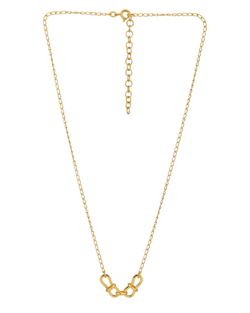 Carlton London 18Kt Gold Plated Necklace : FJN5007