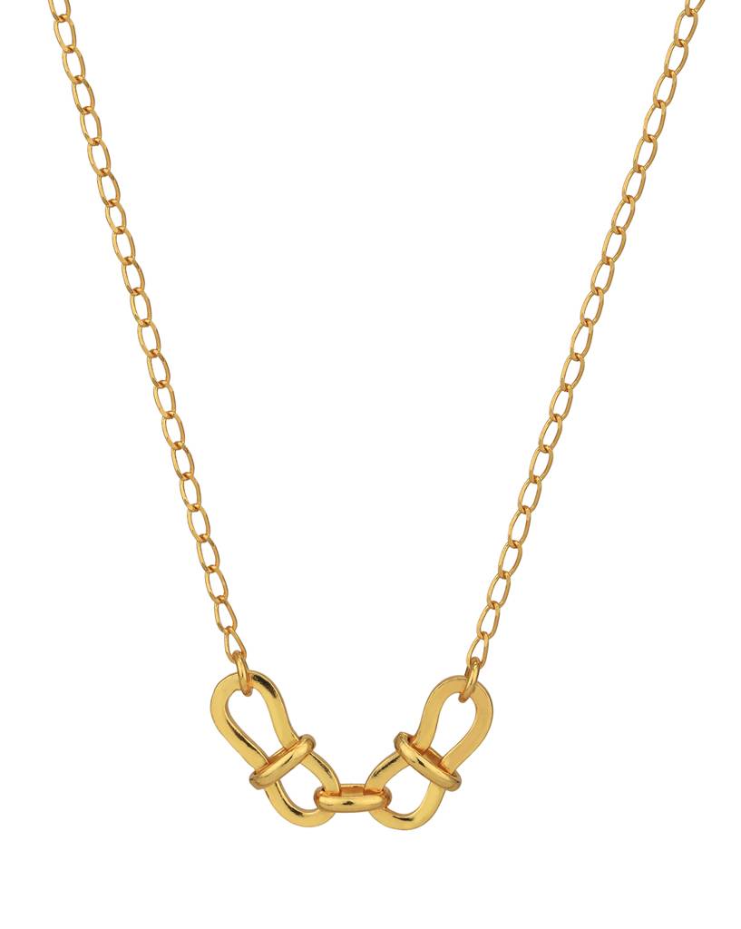 Carlton London 18Kt Gold Plated Necklace : FJN5007