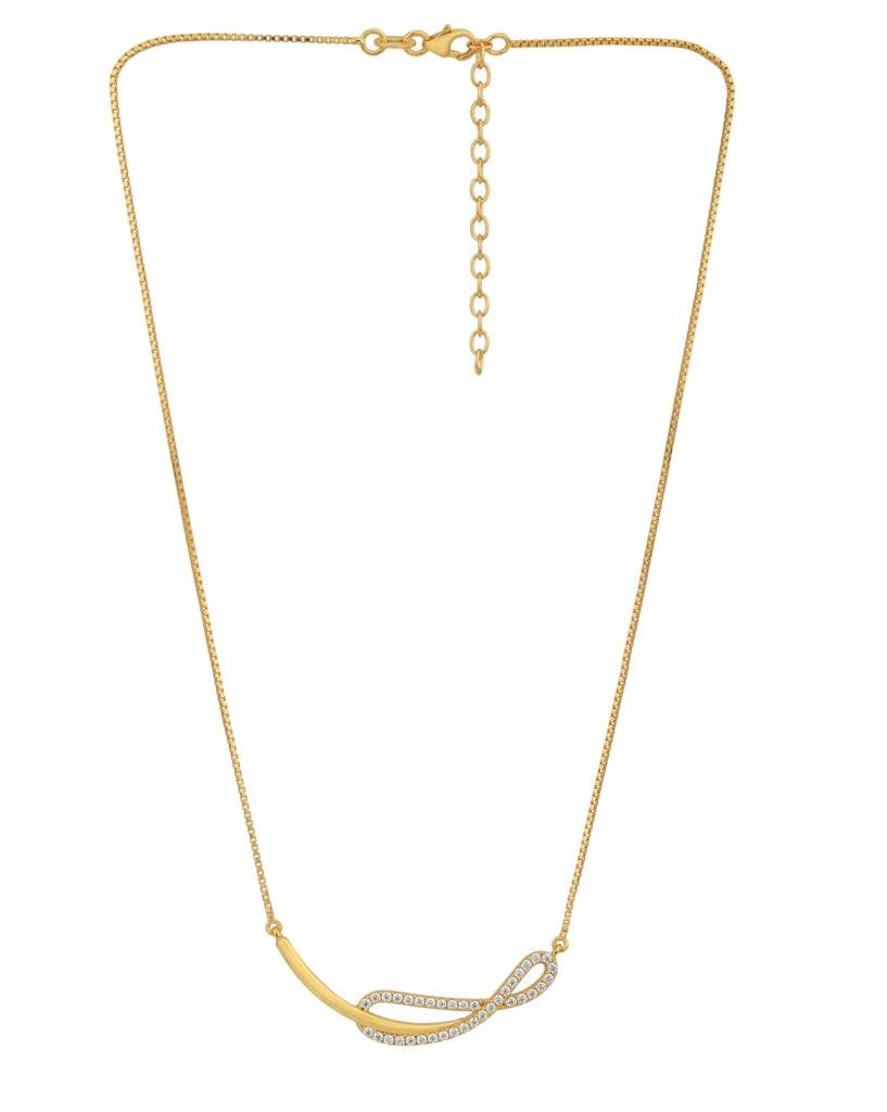 Carlton London 18Kt ,Gold-Plated Cz Jewellery Set : FJS4724