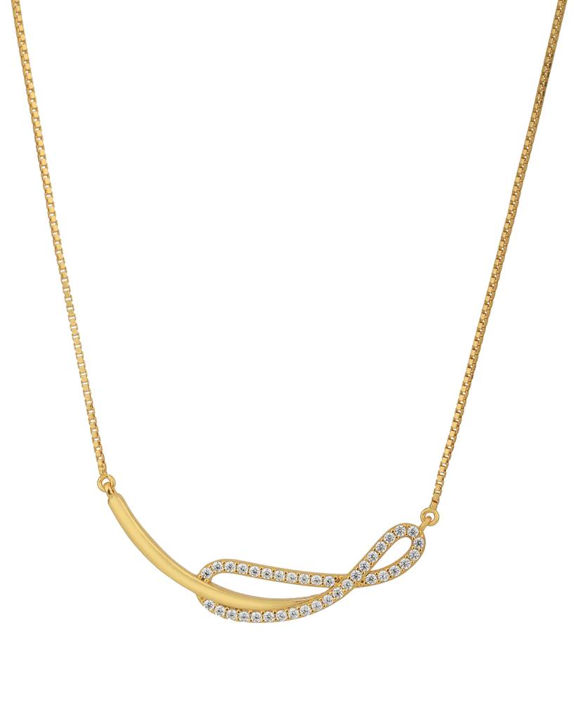 Carlton London 18Kt ,Gold-Plated Cz Jewellery Set : FJS4724
