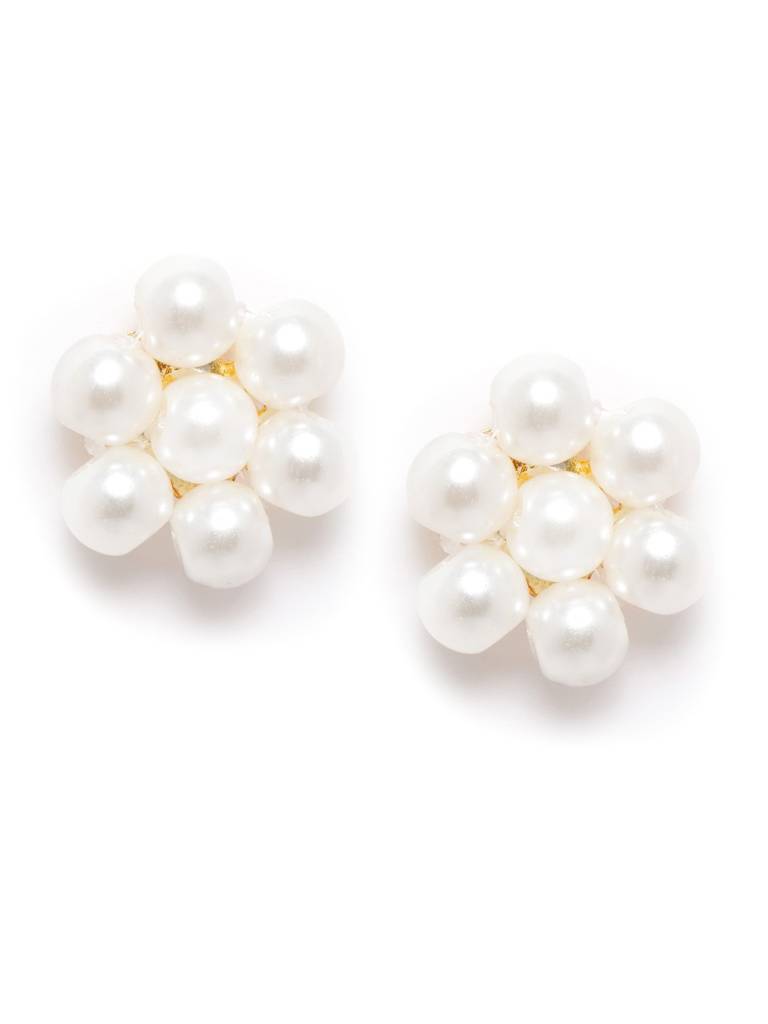 Gold Plated Double Layer Pearl Beaded Jewellery Set : FJS5368