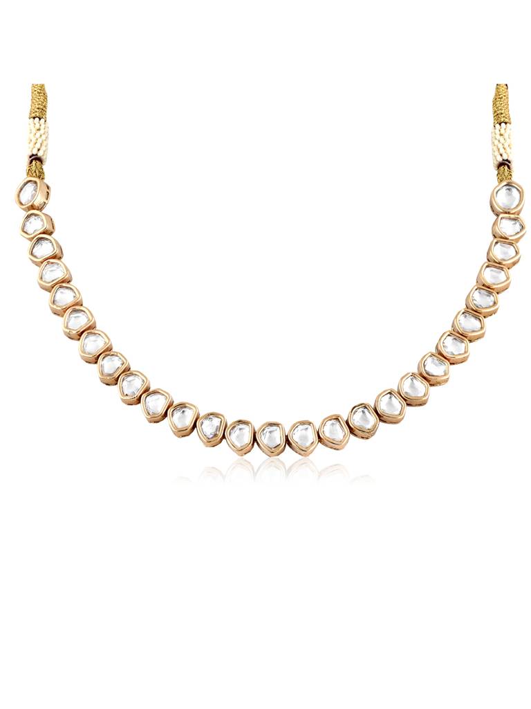 The Bridal Edit - Uncut Kundan String Necklace Set : FNS46
