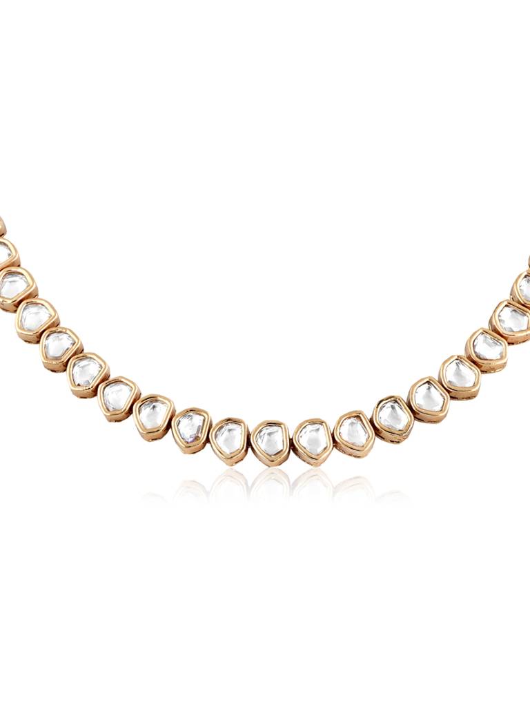 The Bridal Edit - Uncut Kundan String Necklace Set : FNS46