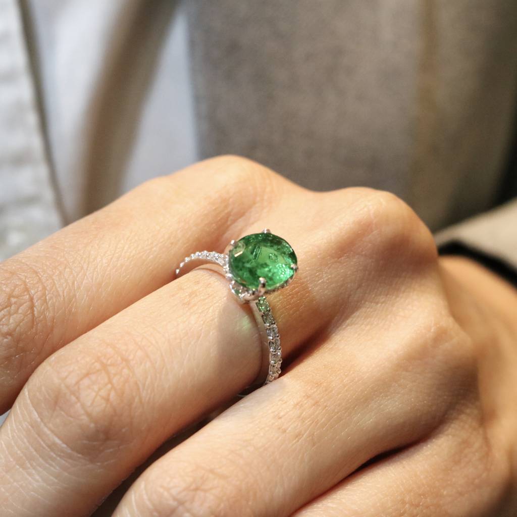 Hinaa Lab Diamond Ring : FRG365618KT8564