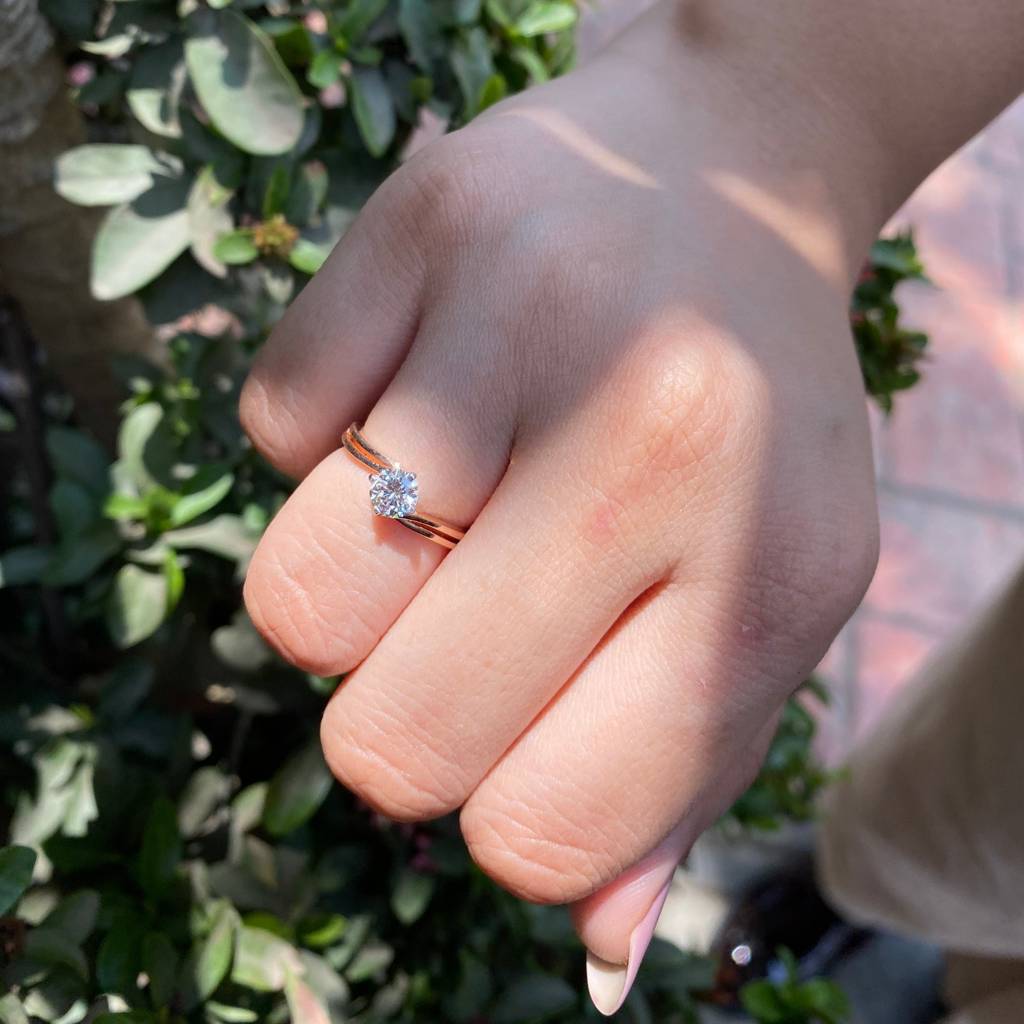 Cipher Lab Grown Diamond Ring : FRGH0053RG14KT2393