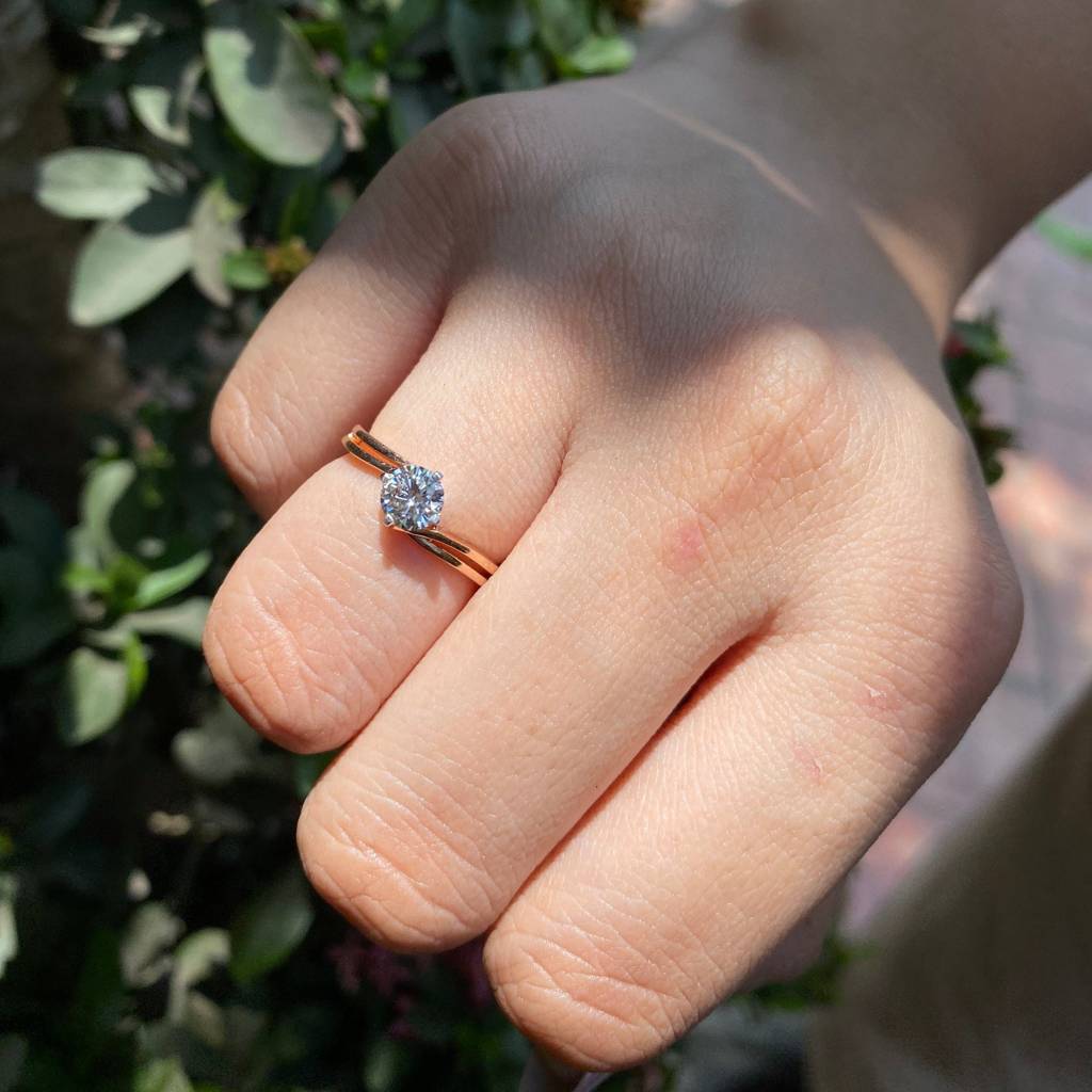 Cipher Lab Grown Diamond Ring : FRGH0053RG14KT2393