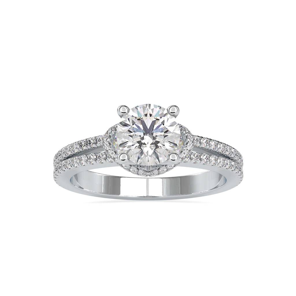 Audrey 1.49Ct Moissanite Engagement Ring : FRGH0073