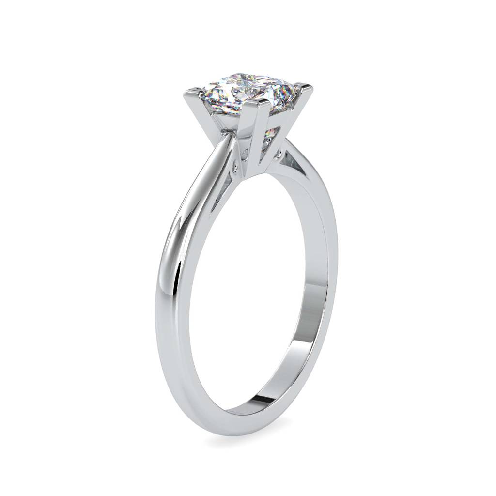 Arch 1.23Ct Moissanite Solitaire Ring : FRGH0074