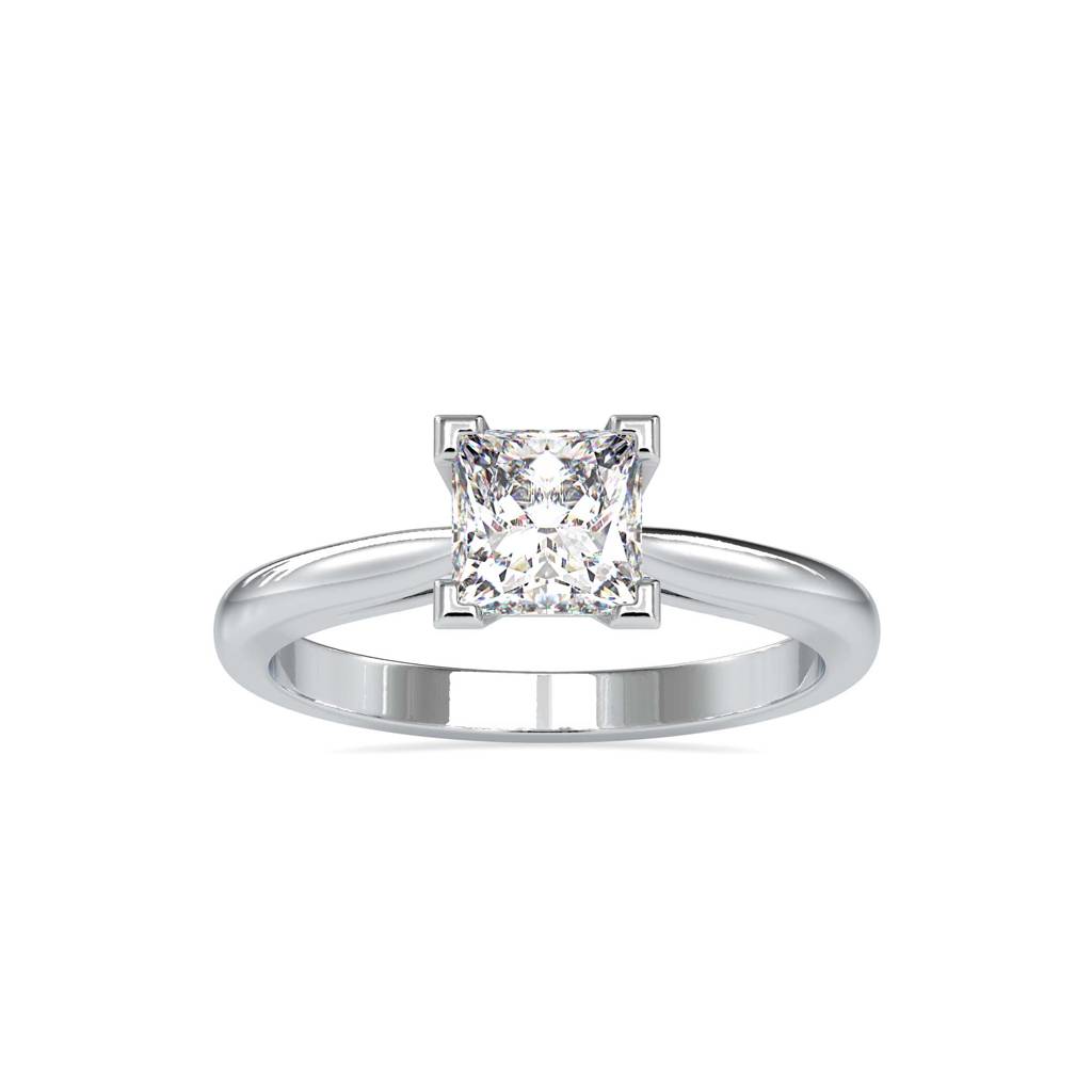 Arch 1.23Ct Moissanite Solitaire Ring : FRGH0074