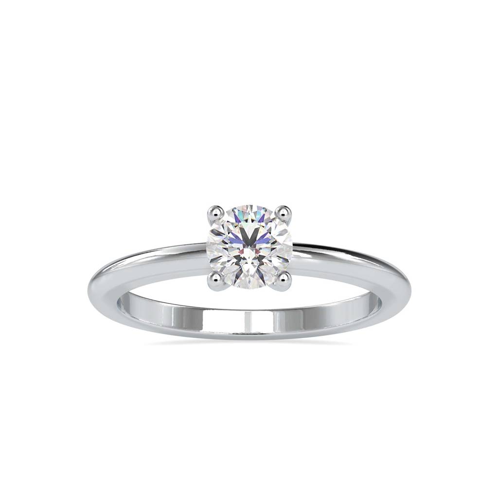 Charlotte 0.54Ct Moissanite Solitaire Ring : FRGH0080