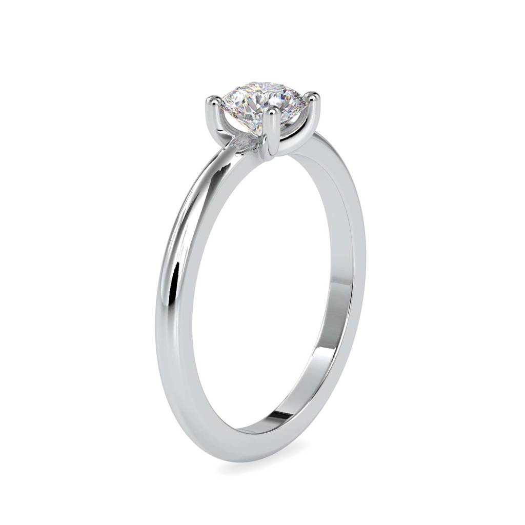 Charlotte 0.54Ct Moissanite Solitaire Ring : FRGH0080