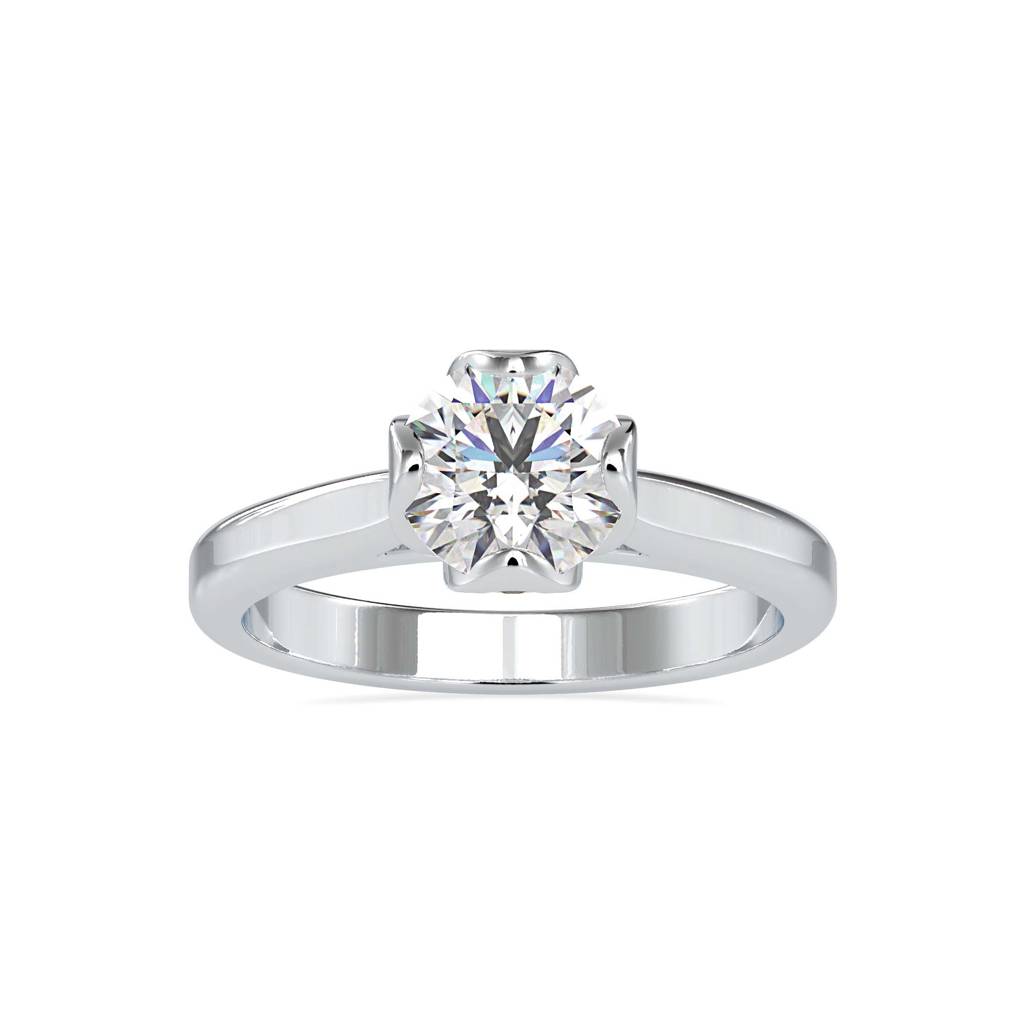 Abby 1.214Ct Moissanite Solitaire Ring : FRGH0183