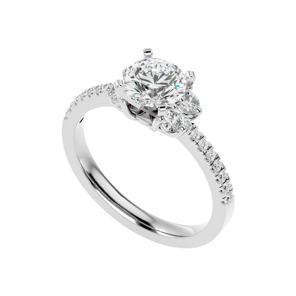 Alba 1.37Ct Moissanite Engagement Ring : FRGS0016M