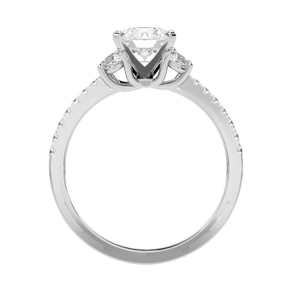 Alba 1.37Ct Moissanite Engagement Ring : FRGS0016M