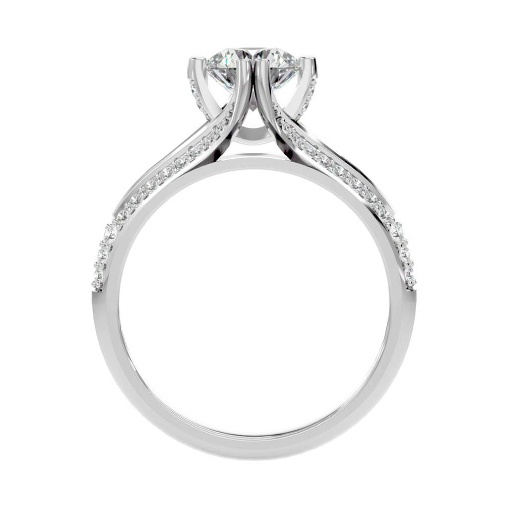 Breit 1.308Ct Moissanite Engagement Ring : FRGS0035M