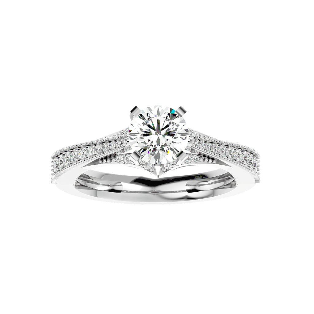 Belza 1.244Ct Moissanite Engagement Ring : FRGS0151M