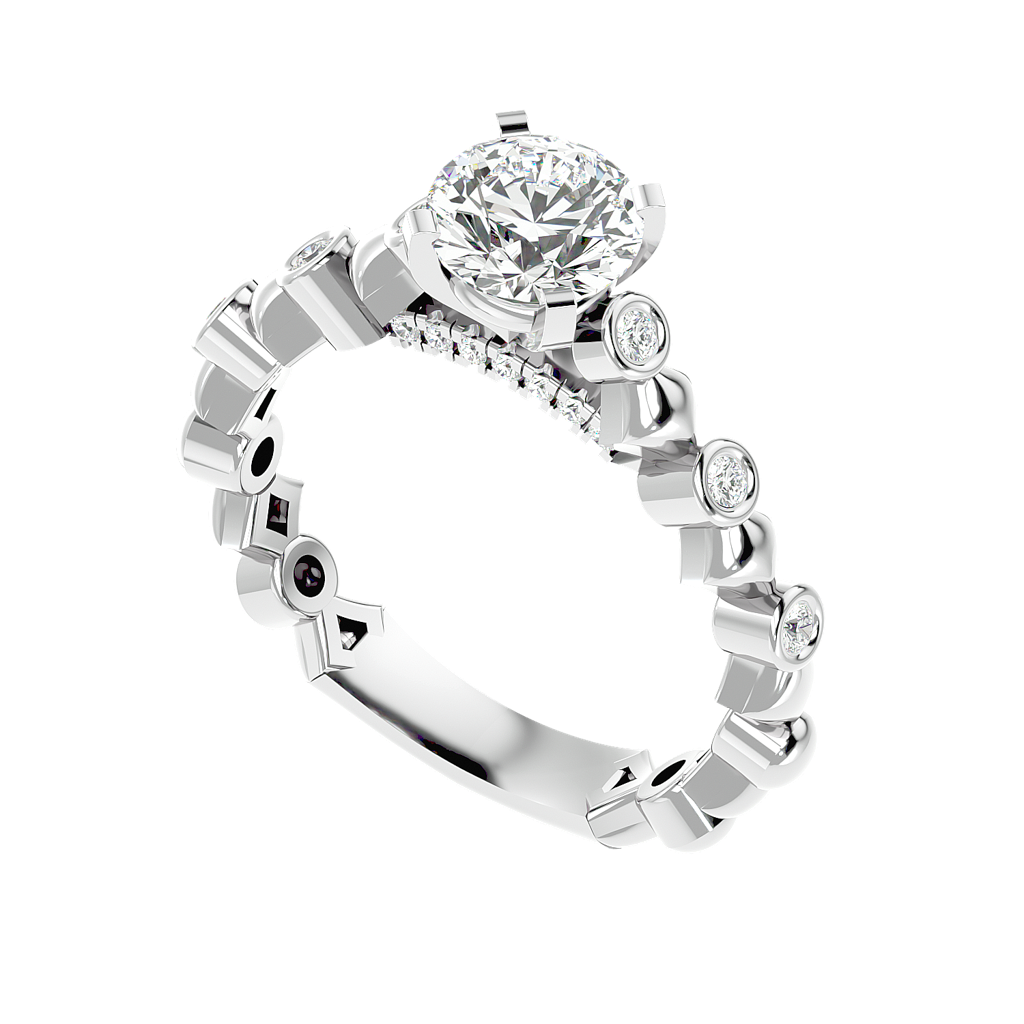 Blase 1.16Ct Moissanite Engagement Ring : FRGS0178M
