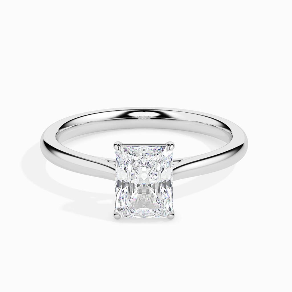 Ananda 0.5Ct Moissanite Solitaire Ring : FRSR19007P50