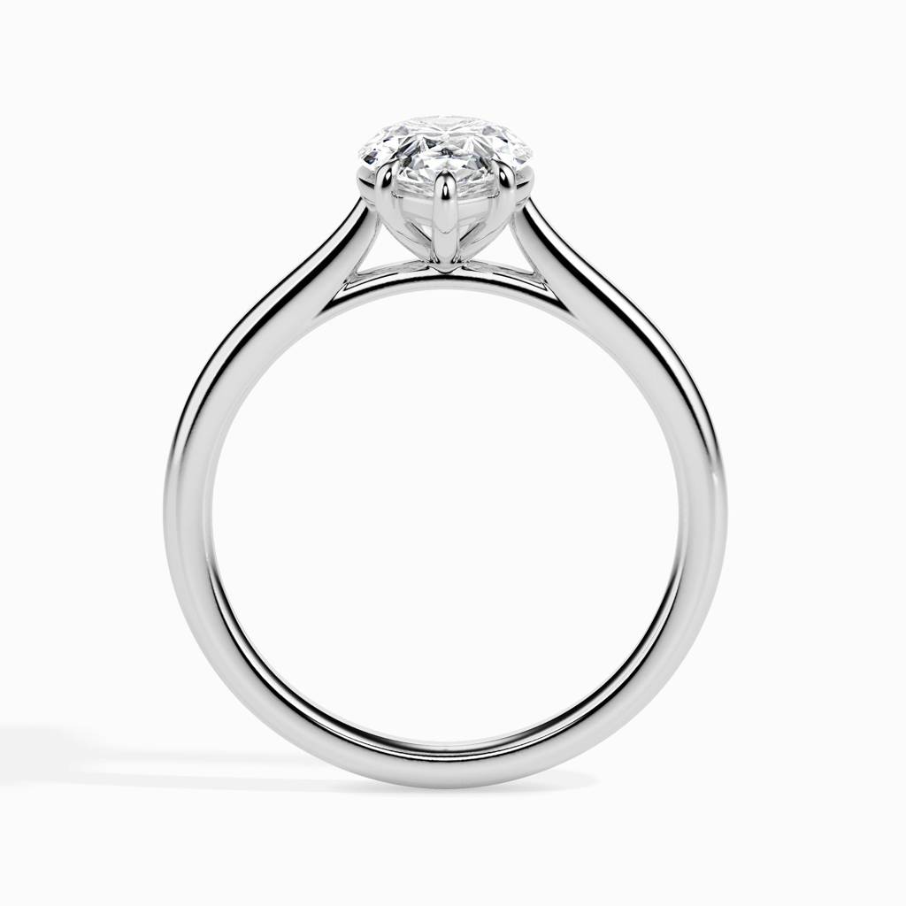 Castle 2Ct Moissanite Solitaire Ring : FRSR19010C2