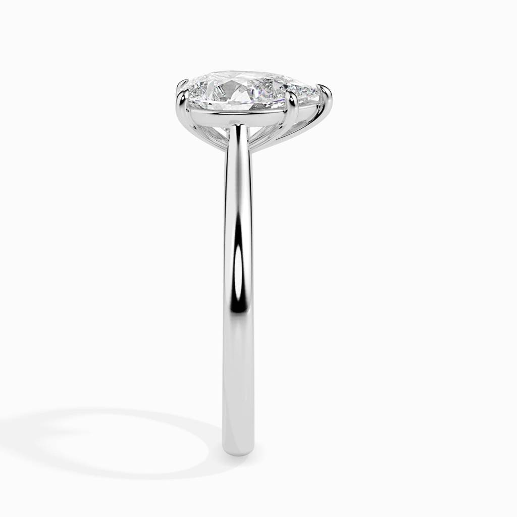 Castle 2Ct Moissanite Solitaire Ring : FRSR19010C2