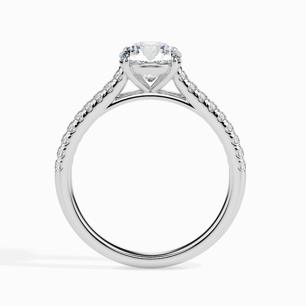 Asedha 1.18Ct Moissanite Solitaire Engagement Ring : FRSR19011