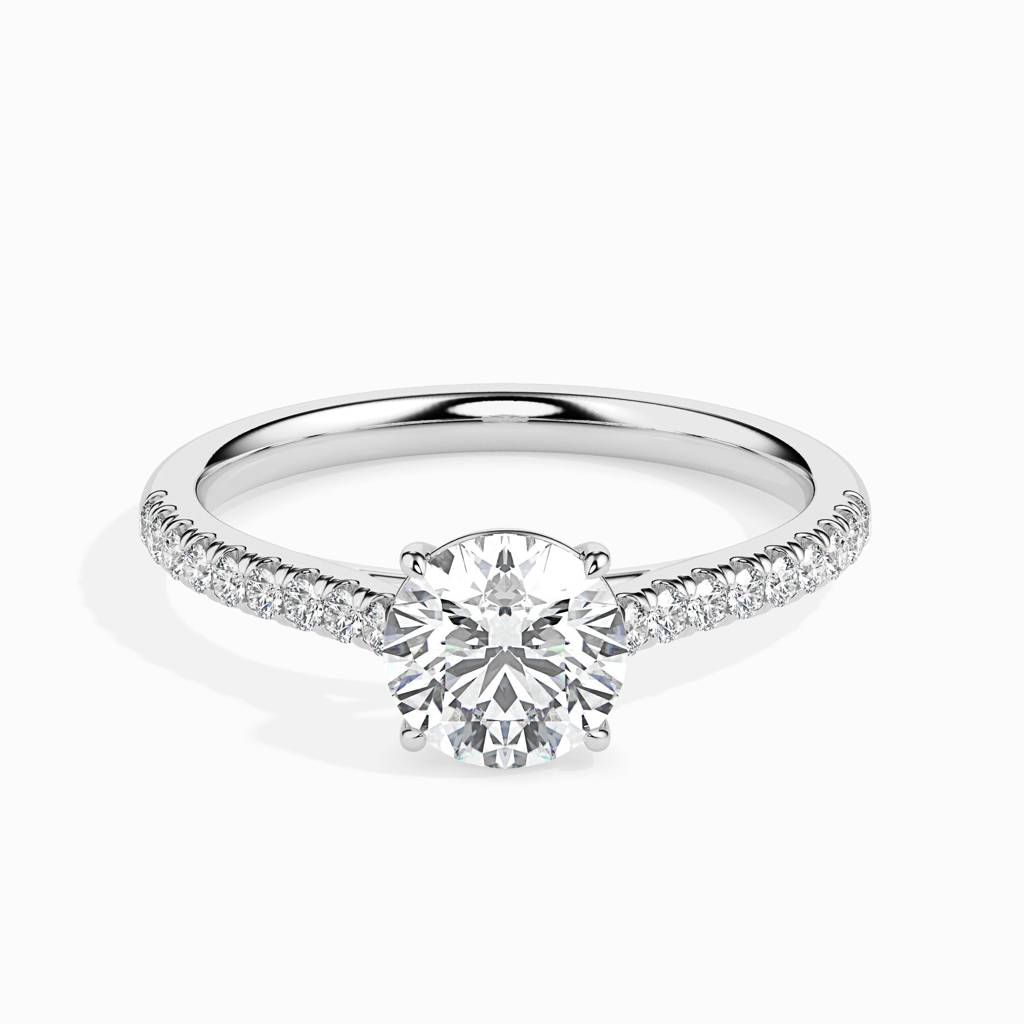 Bhisaj 2.18Ct Moissanite Engagement Ring : FRSR19011C2