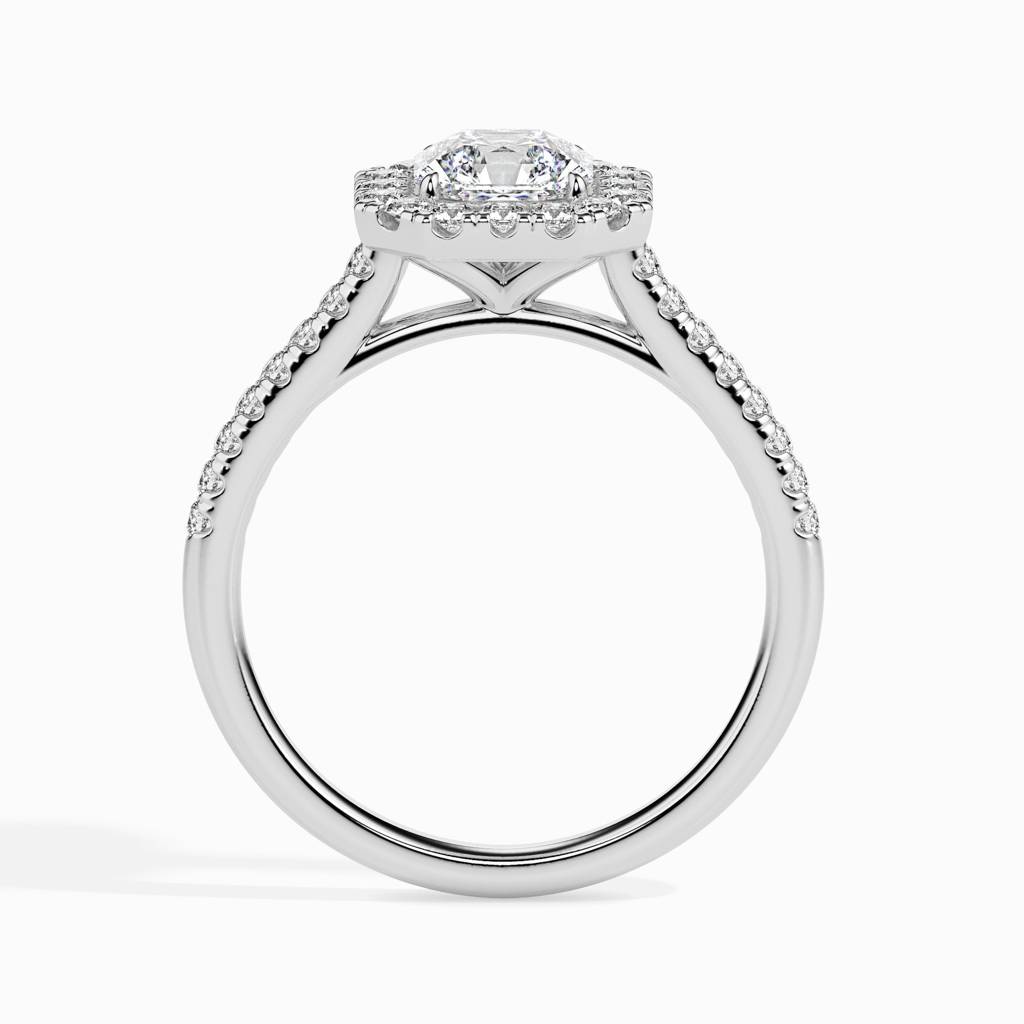 Amira 1.85Ct Moissanite Halo Ring : FRSR19036C15