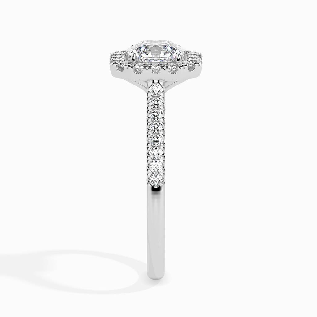 Amira 1.85Ct Moissanite Halo Ring : FRSR19036C15