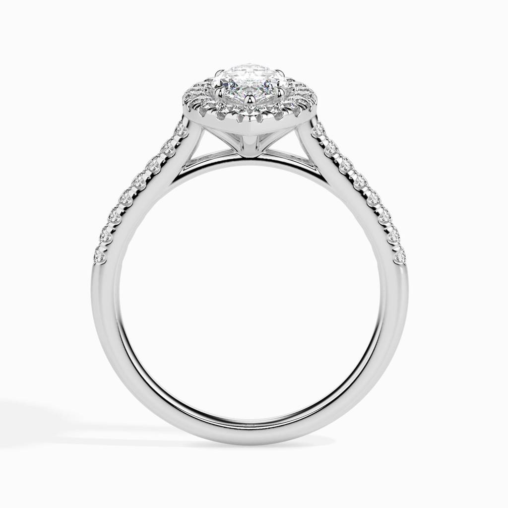Ashvath 1.28Ct Moissanite Halo Ring : FRSR19039