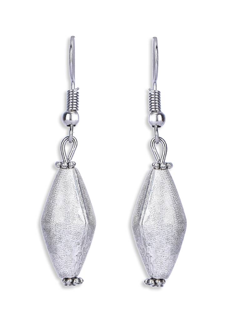 Firoza Silver Toned Fusion Dholki Mala Set : FUSIONDHOLKI1256